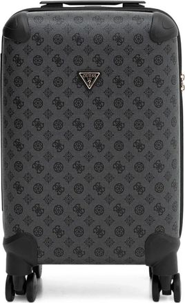 Guess Co Wilder monogram-pattern luggage - women - Polyurethane - One Size - Grey