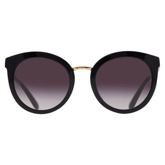 Dolce & Gabbana Light Grey Round Ladies Sunglasses DG4268 501/8G 52