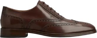 Tod's Tods, Business Shoes, male, Brown, Size: 8 US Lace-ups in Leather Dress Oxford Shoes