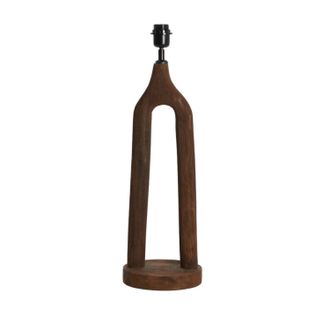 Light & Living L&aacute;mpara De Mesa - Xitta - Marr&oacute;n - Madera - - Light&living