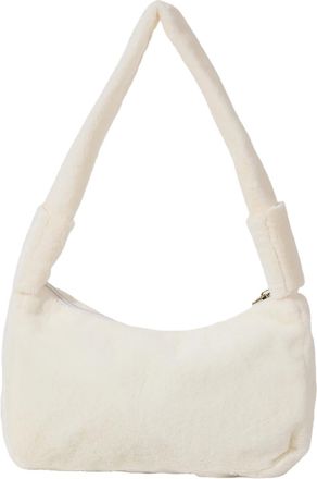 Generic Autumn/winter fashion faux plush handbag Solid color mini bag