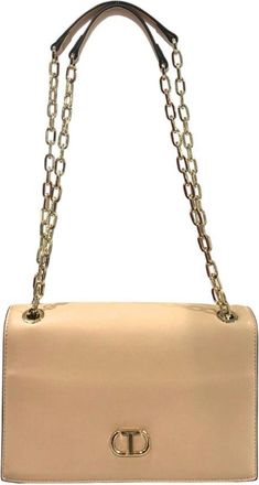 Twinset Pink PU Women Womens Crossbody