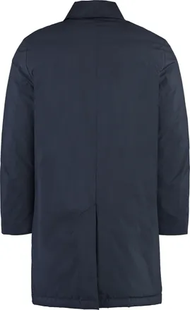 Paul Smith Mens Technical Fabric Parka Blue Polyester Parkas Coat