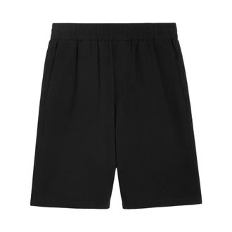 Ami Mens Black Elasticated Waist Bermuda Shorts, Size X-Large