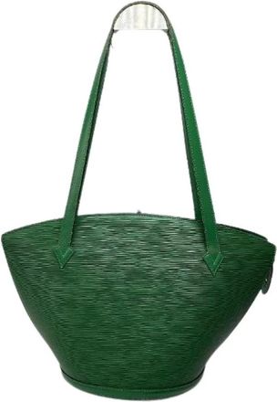 Louis Vuitton Pre-owned Shoulder Bags, female, Green, Size: ONE SIZE Pre-owned Leather Shoulder Bag