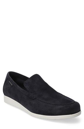 Mephisto Valner Slip-On Sneaker in Blue Velours at Nordstrom, Size 10.5