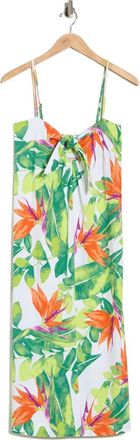 Diane Von F&uuml;rstenberg Roma Tropical Print Cotton & Silk Sundress in Birds Of Paradise at Nordstrom Rack, Size Xx-Small
