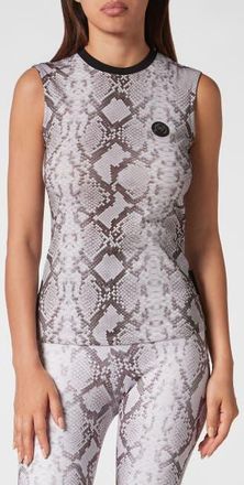 Plein Sport Tank Top Women in Grey at Nordstrom, Size X-Small