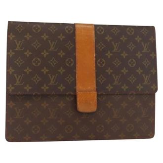 Louis Vuitton Pre-owned Canvas Clutch - Dames - Pre-owned - Bruin - Maat: ONE Size