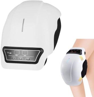 No Brand Masajeador De Rodilla Inal&aacute;mbrico Recargable Con Pantalla Led. Masajeador Port&aacute;til Con Calefacci&oacute;n Infrarroja Y Vibraci&oacute;n Para Aliviar El Dolor Y Cale
