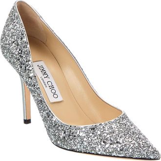Jimmy Choo London Agnes Glitter Pump