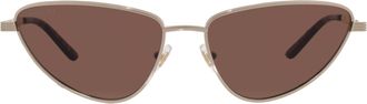 Gucci Brown Cat Eye Ladies Sunglasses GG1879S 002 57