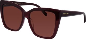 Ferragamo SF 1102S 606 58mm Womens Cat Eye Sunglasses
