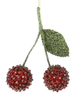 Cody Foster & Co. Sequin Cherries Ornament