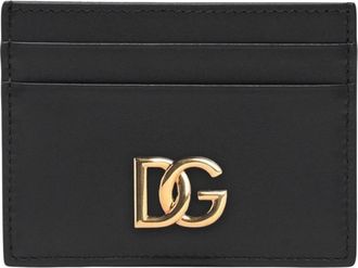 Dolce & Gabbana Accessoires, Dames, Zwart, ONE Size, Portemonnee voor creditcards