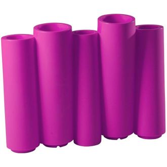 Slide Bamboo Fucsia dolce Vaso decorativo in polietilene originale Slide colorato giardino di design esterno interno bar ristorante hotel