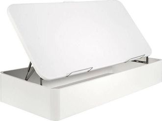 Colchones Aznar Canapé Abatible Juvenil Apertura Lateral 3D altura 36 cm Blanco - 90x190 cm