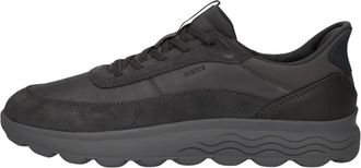Geox U Spherica Plus - Heren - Sneakers - Grijs - 42 EU - Leer - Schoenen