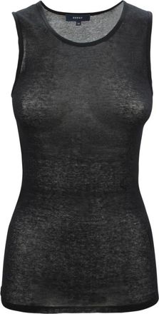 SOEUR Isis Tank Top - Dames - Tops zonder mouwen - Zwart - XS - Katoen - Tops