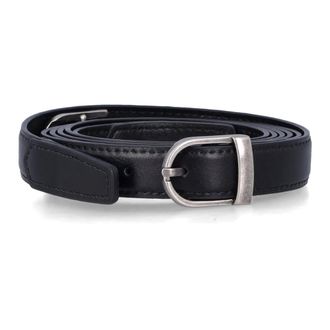 Low Classic Belts, female, Black, Size: ONE SIZE Two-Way Buckle Belt