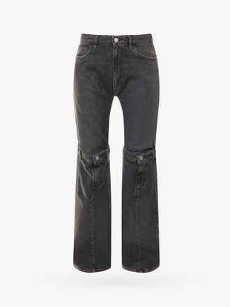 Coperni Open knee black denim trouser - COPERNI - gender_Woman