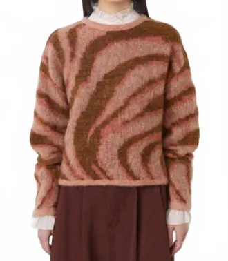 Suncoo Page Sweater In Brown