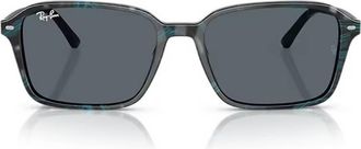 Ray-Ban RAIMOND Blue Square Unisex Sunglasses RB2231F 1417R5 56