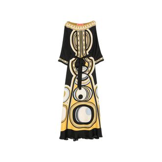 La DoubleJ Muumuu Dress Round Neck - female - La DoubleJ - Maxi Dresses - Multicolor - S - Dresses