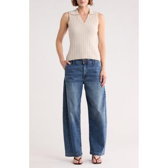Kut from the Kloth Shay High Waist Barrel Jeans in Camellia W/Medi at Nordstrom Rack, Size 16