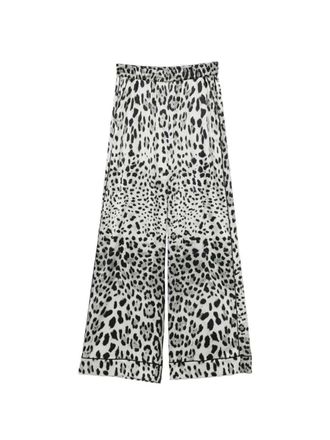 Dolce & Gabbana Palazzo-Hose mit Leopardenmuster