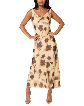 Bebe Chiffon Maxi Dress