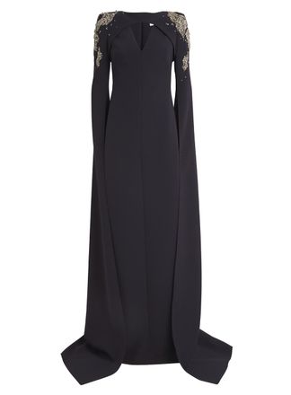 SAFiYAA Cape-Detail Sarita Gown Size XL