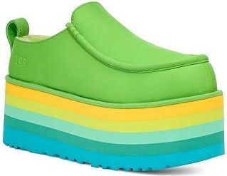UGG URseen Platform Sandals Green : Mens 9 - Womens 10 Medium, Leather