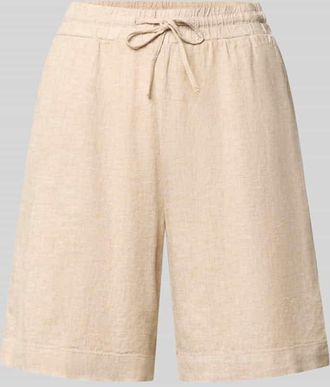 Freequent Leinenshorts mit elastischem Bund Modell Lava in Beige, Gr&ouml;&szlig;e XXL