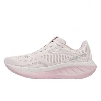 Saucony Womens Ride 18 Running Shoes In Moon/woodrose