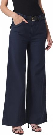 Citizens Of Humanity Paloma Utility Trouser Pants In Washed Marine