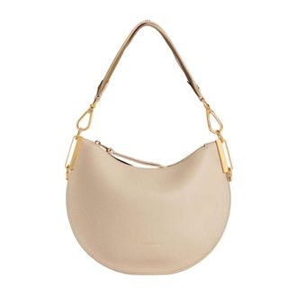 Coccinelle Sunup Schoudertas - Dames - Schoudertassen - Beige - ONE Size - Leer - Tassen