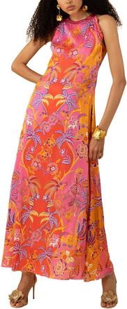 Hale Bob Florence Silk-Blend Maxi Dress