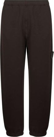 Stone Island Pantaloni sportivi con orli elasticizzati - Nero