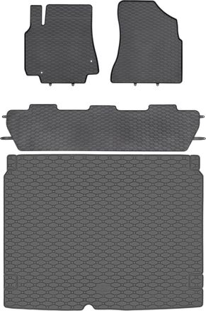OEM Juego Citroen Berlingo Ii Kombivan Del 2008-08.2018 - Alfombrillas De Goma + Alfombrilla Para Maletero