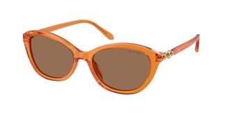 Swarovski SK6066U 111973 Womens Sunglasses Orange Size 54