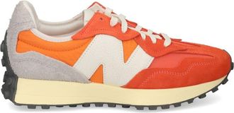 New Balance 327 low-top sneakers - men - Leather/Polyethylene vinyl acetate (PEVA)/Mesh/Mesh - 10 - Orange