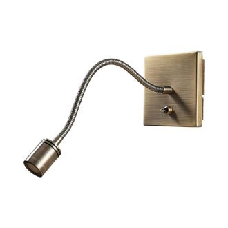 Lindby L&aacute;mpara De Pared Led mayar En Bronce Metal - Lindby
