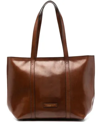 The Bridge Borsa tote con applicazione - Marrone