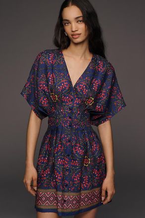 Exquise The Tobie Linen Mini Shirt Dress by Exquise
