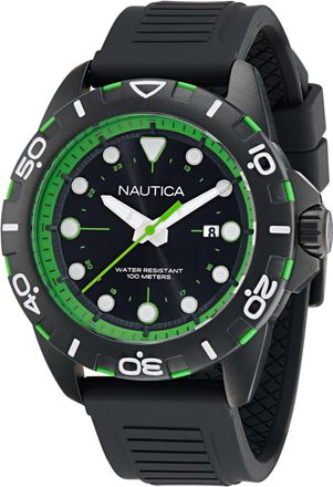 Nautica Mens Nsr Silicone Quartz Analog Watch
