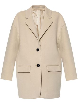 Isabel Marant Campbelle single-breasted coat - Neutrals