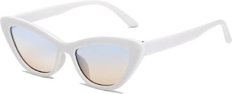 Generic Cat Eye Sunglasses Retro Internet Celebrity Live Streaming Decorative Glasses (Color : A, Size : Medium)