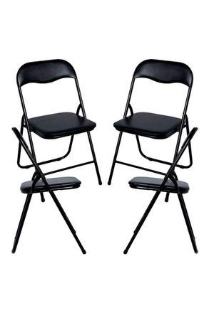 Regalos Miguel Regalos Miguel - Packs Sillas Plegables - Pack 4 Sillas Niza Basic - Negro