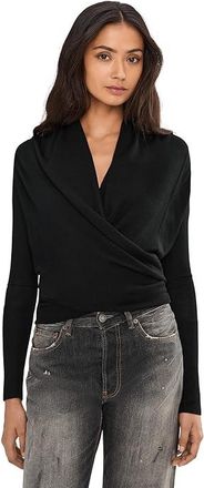 AllSaints Wasson Pirate Cardig Womens Sweater Black : XS, Wool